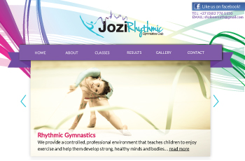 Jozi Rythmic Gymnastics Website