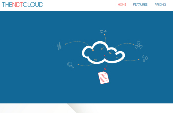The NDT Cloud website